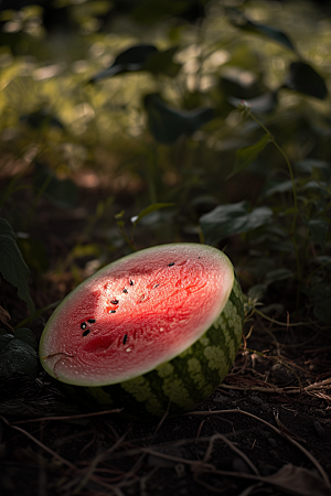 西瓜水果清新立夏