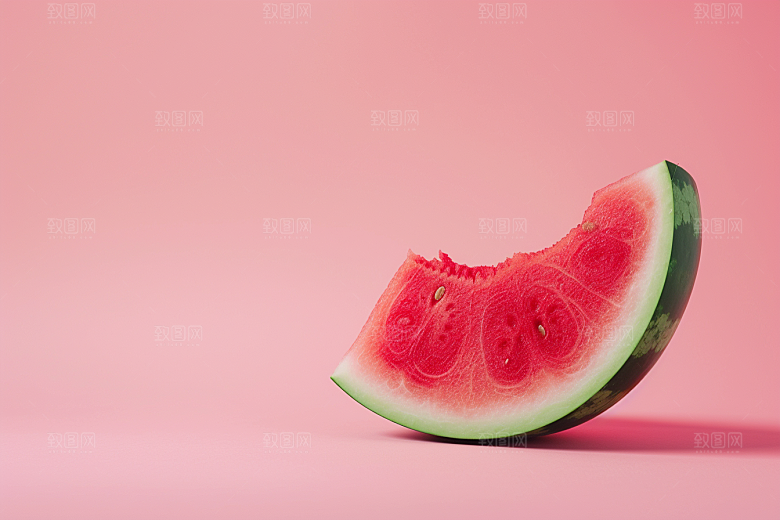 西瓜水果夏季清新
