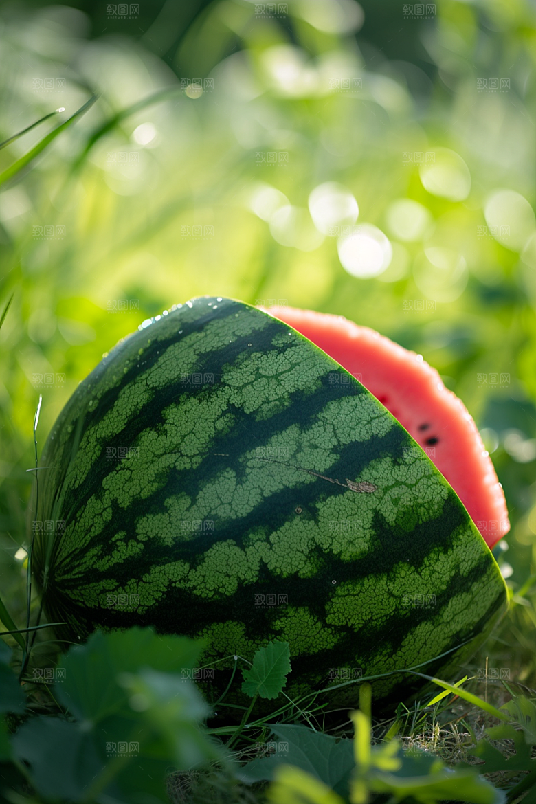 西瓜水果夏季高清