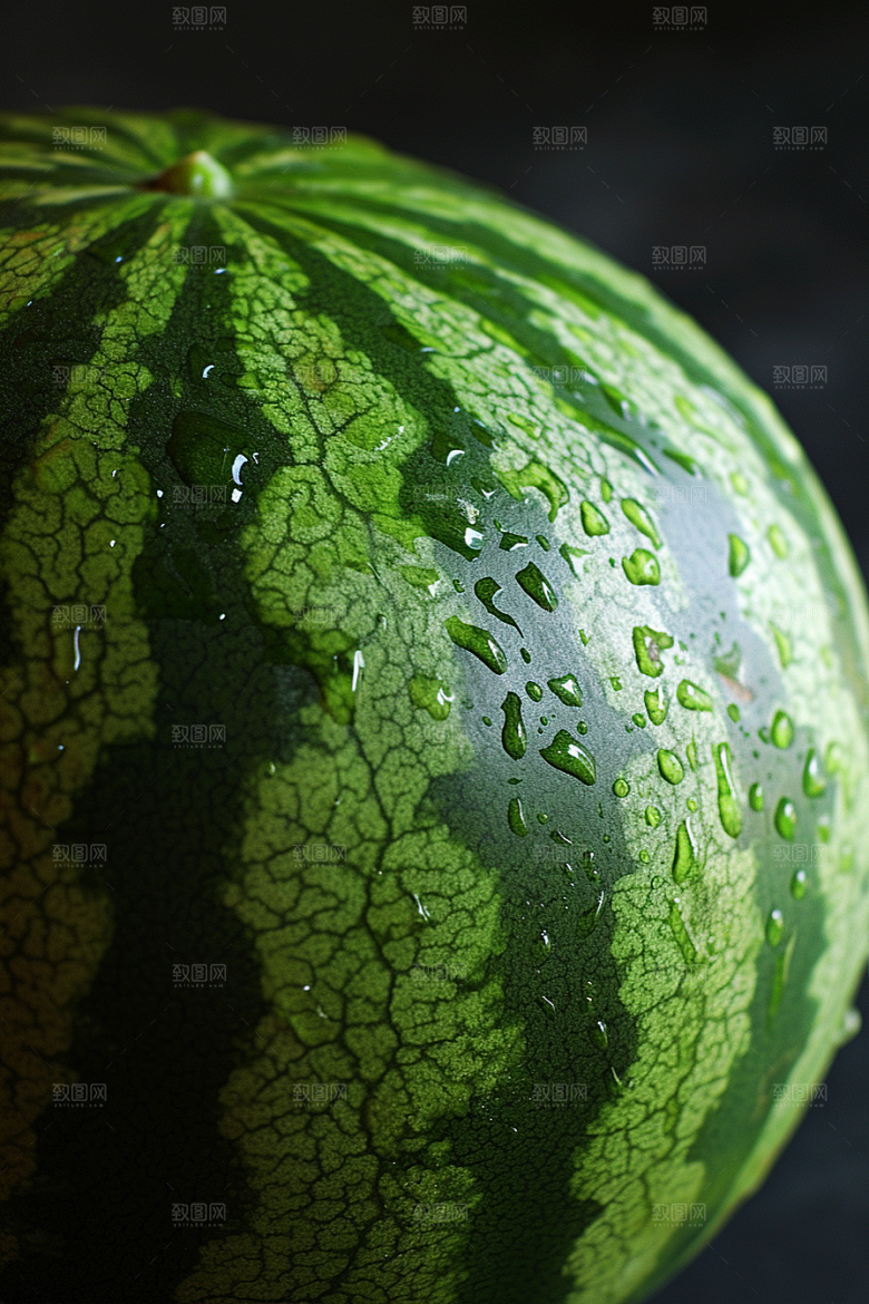 西瓜水果夏季自然