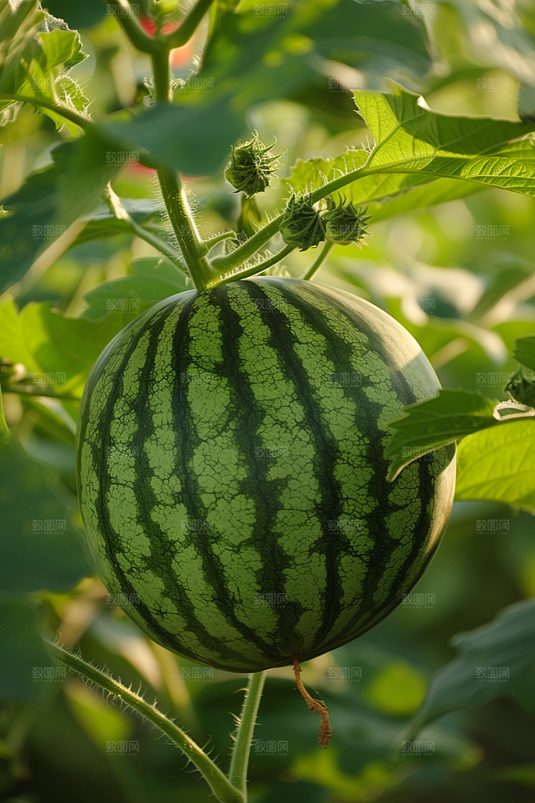 西瓜水果夏天摄影图