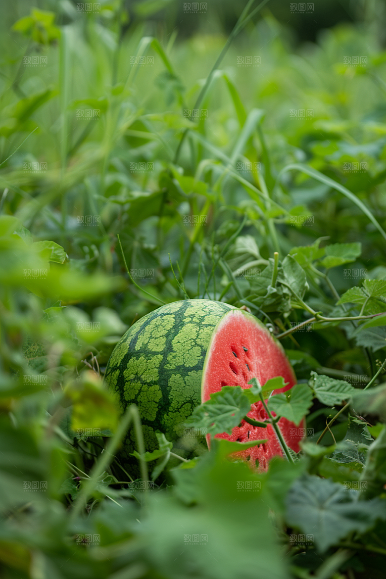 西瓜水果清凉高清