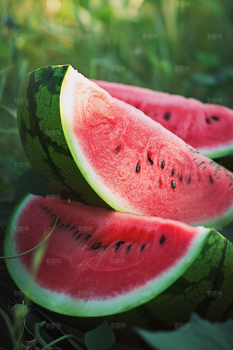 西瓜水果夏季夏天