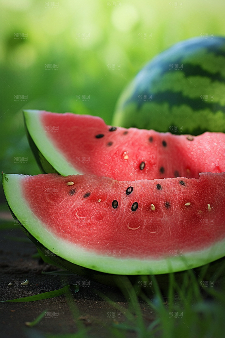 西瓜水果夏天夏季