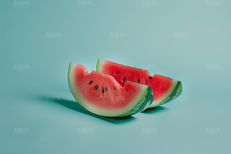 西瓜水果清凉摄影图