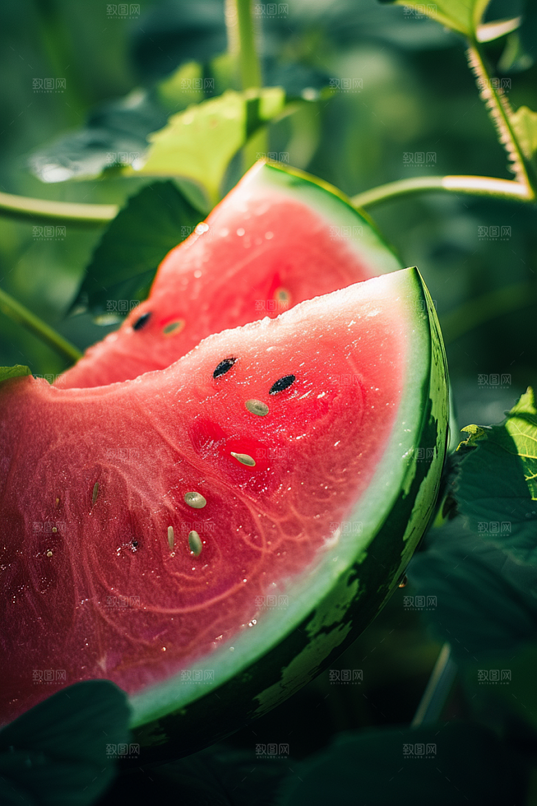 西瓜水果仲夏摄影图