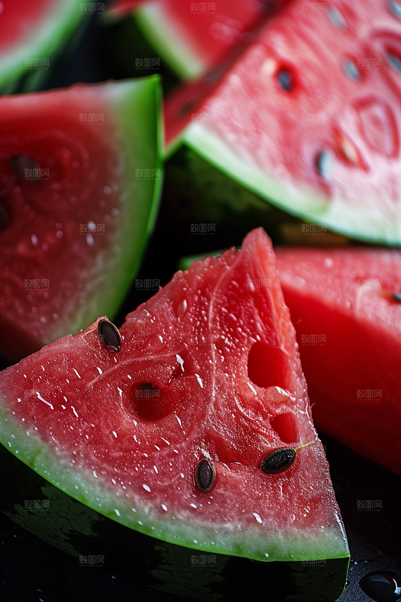 西瓜水果美食清新