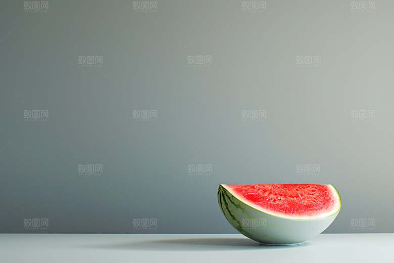 西瓜水果仲夏摄影图