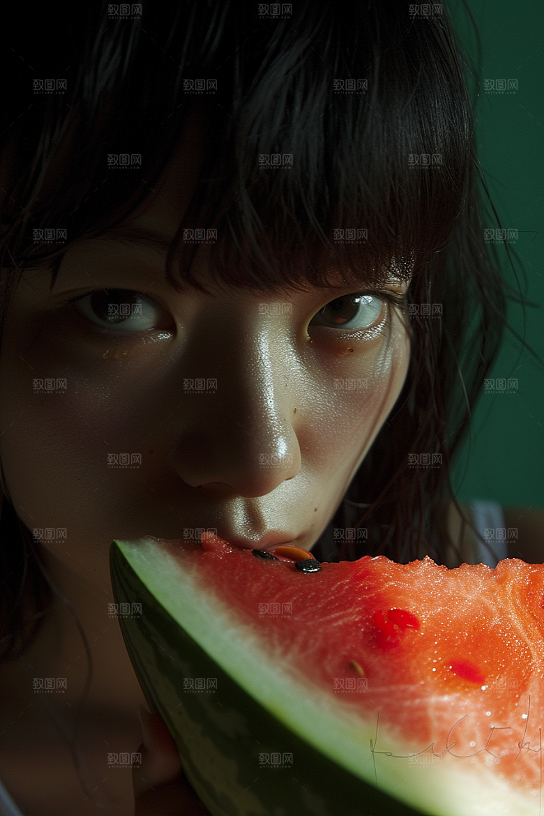 西瓜水果立夏夏季