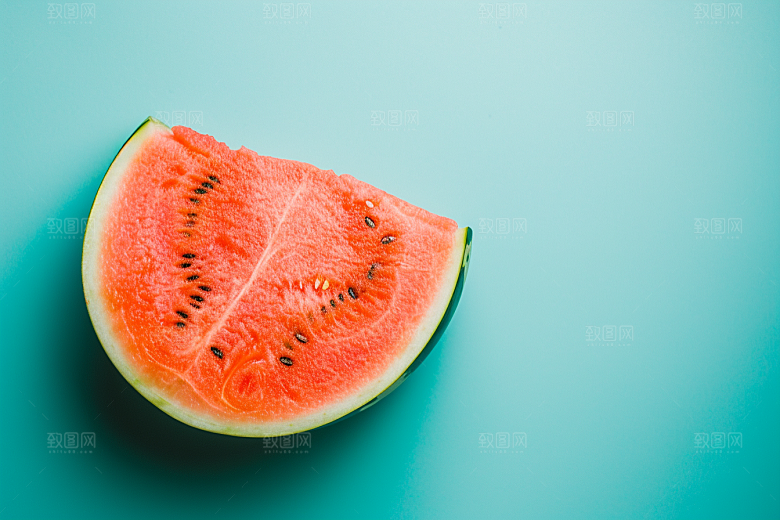 西瓜水果夏季清新