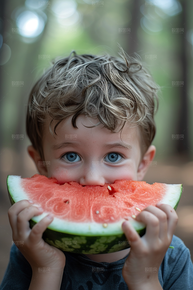 西瓜水果自然美食