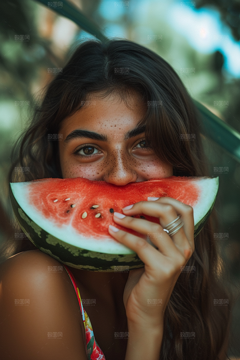 西瓜水果美食夏季