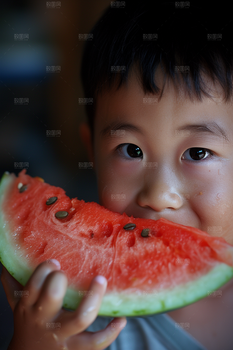 西瓜水果夏天摄影图
