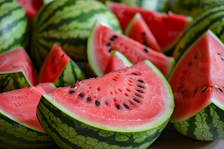 西瓜水果清凉夏季