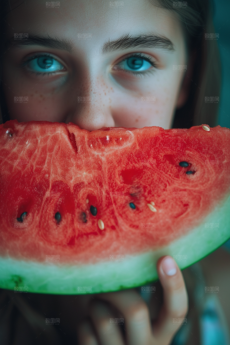 西瓜水果美食高清