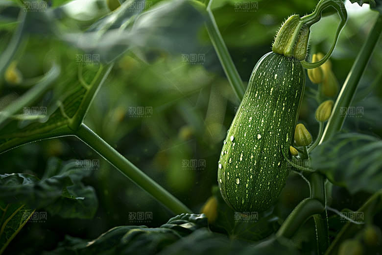 西葫芦美食绿色摄影图