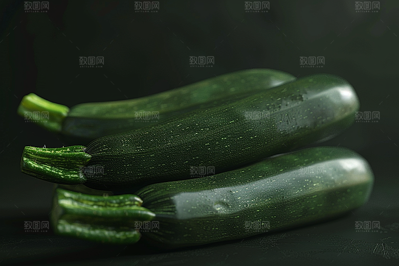 西葫芦菜瓜美食摄影图