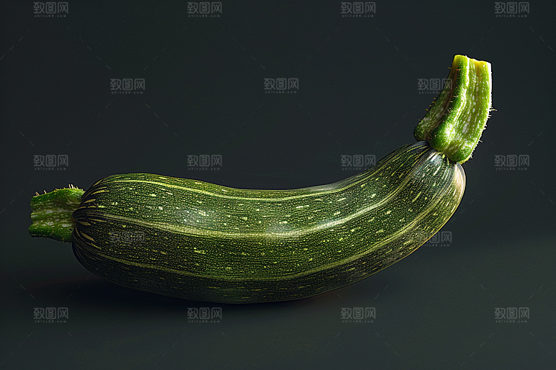 西葫芦绿色瓜果摄影图