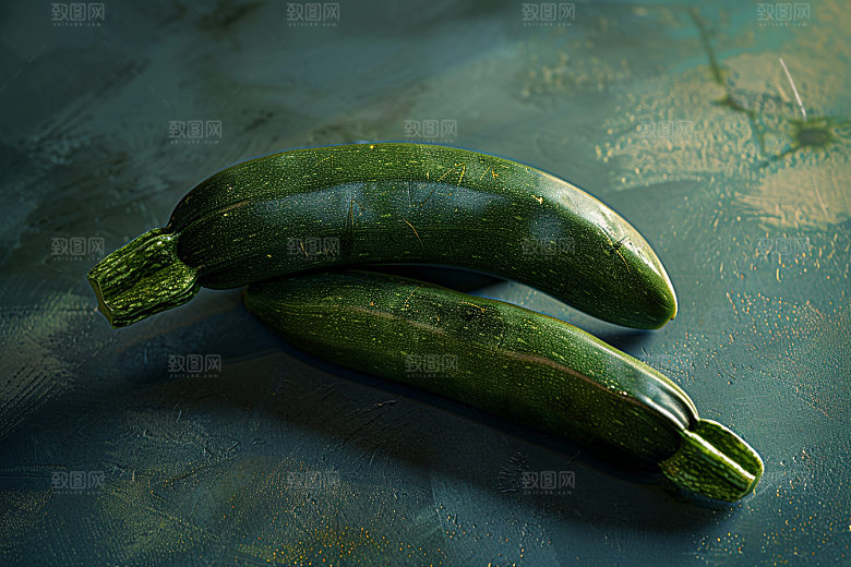 西葫芦绿色蔬菜摄影图
