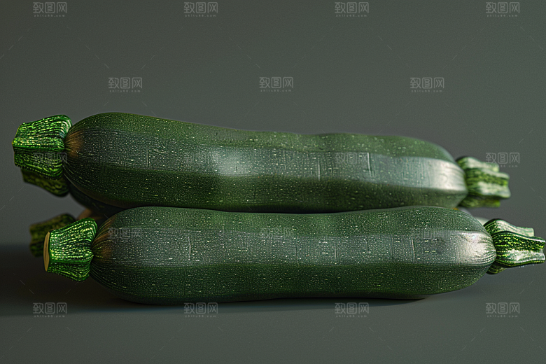 西葫芦瓜果食材摄影图
