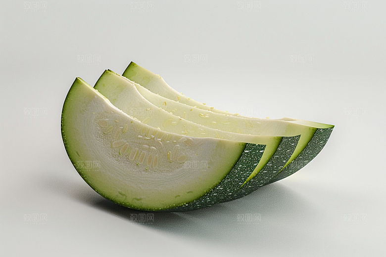 西葫芦美食白瓜摄影图