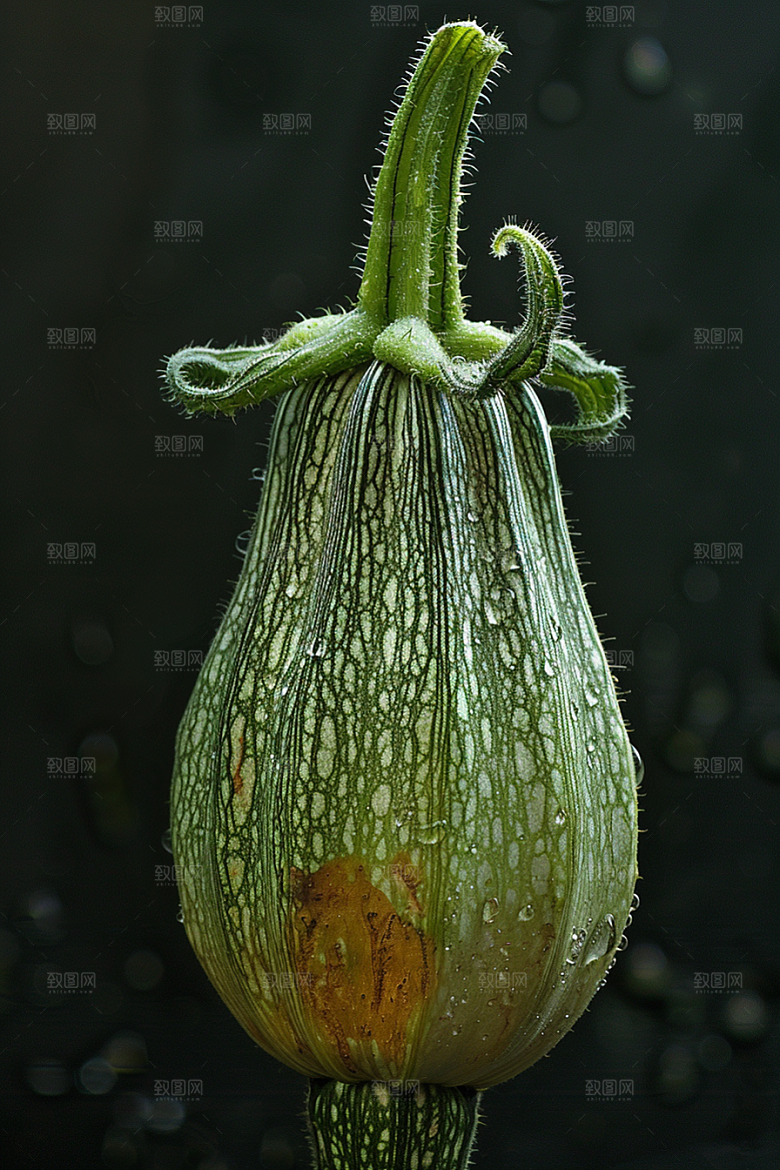 西葫芦食材绿色摄影图