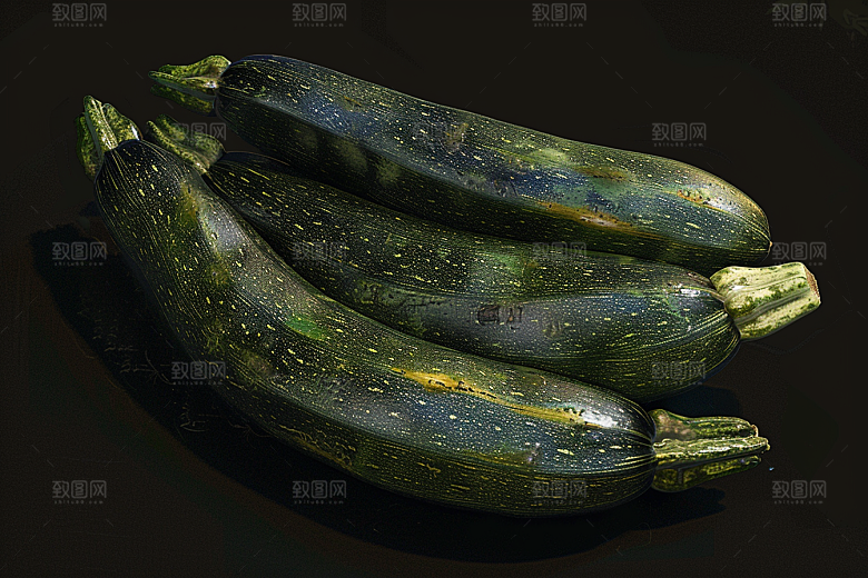 西葫芦食材美食摄影图