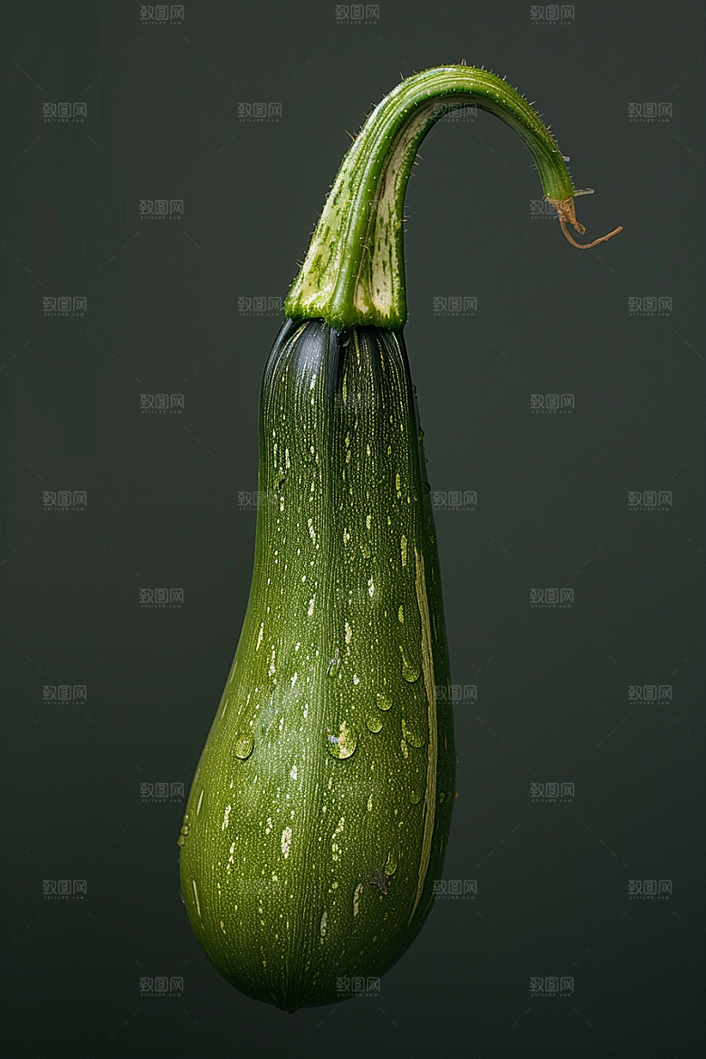 西葫芦果实食材摄影图