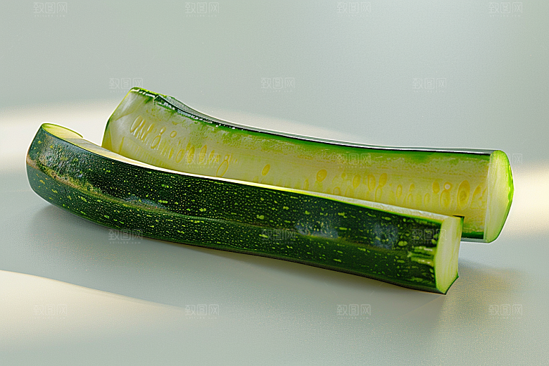 西葫芦蔬菜清新摄影图