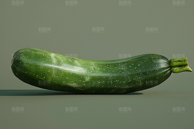西葫芦绿色蔬菜摄影图