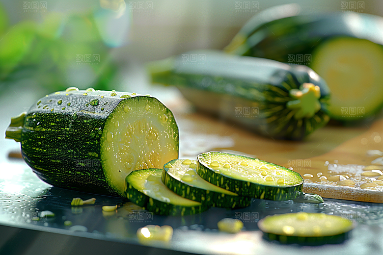 西葫芦高清食材摄影图