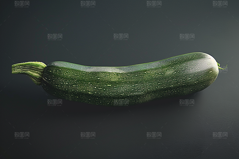 西葫芦绿色菜瓜摄影图