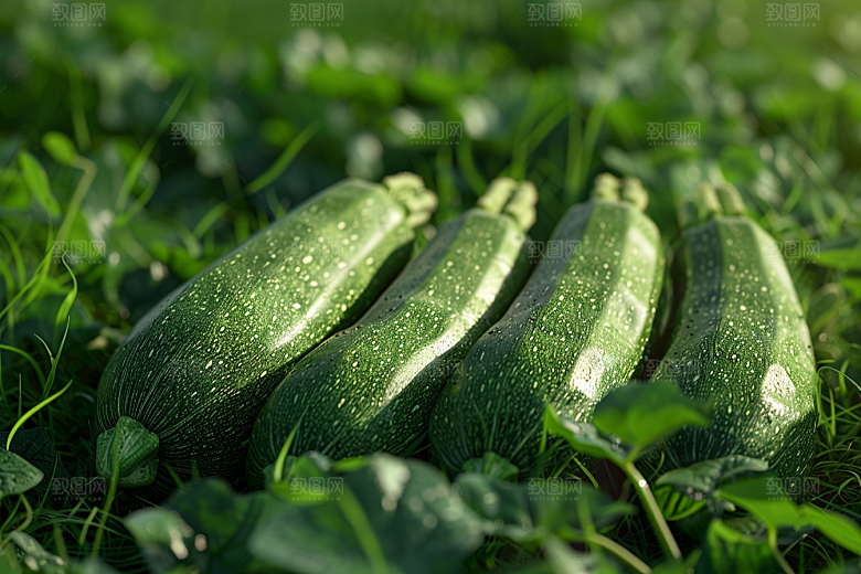 西葫芦菜瓜蔬菜摄影图