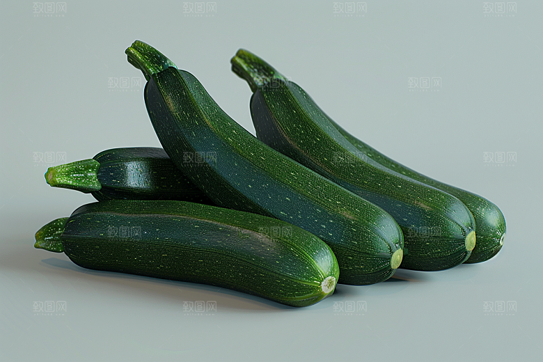西葫芦白瓜菜瓜摄影图