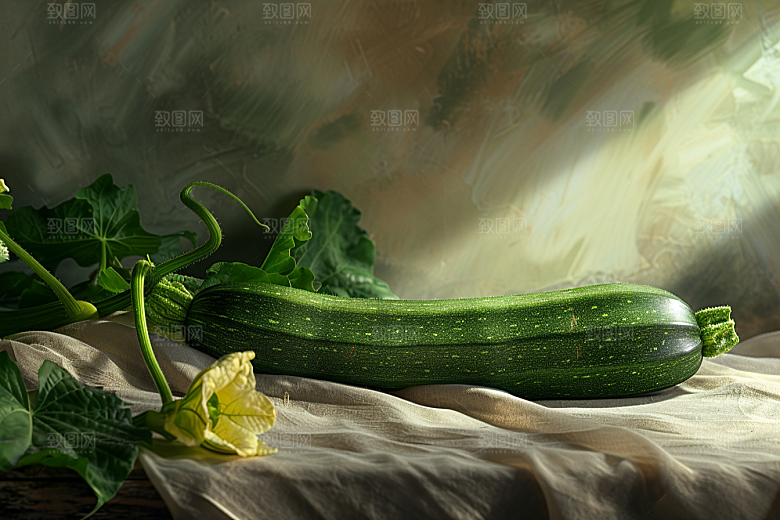 西葫芦白瓜高清摄影图
