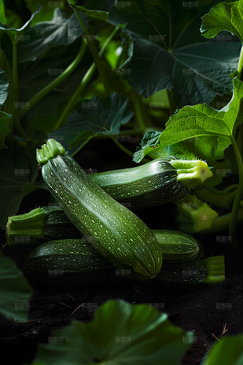 西葫芦蔬菜美食摄影图