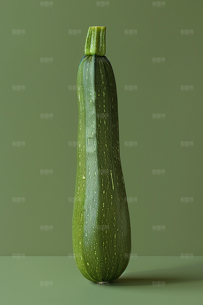 西葫芦清新食材摄影图