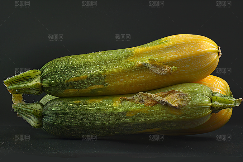 西葫芦果实白瓜摄影图