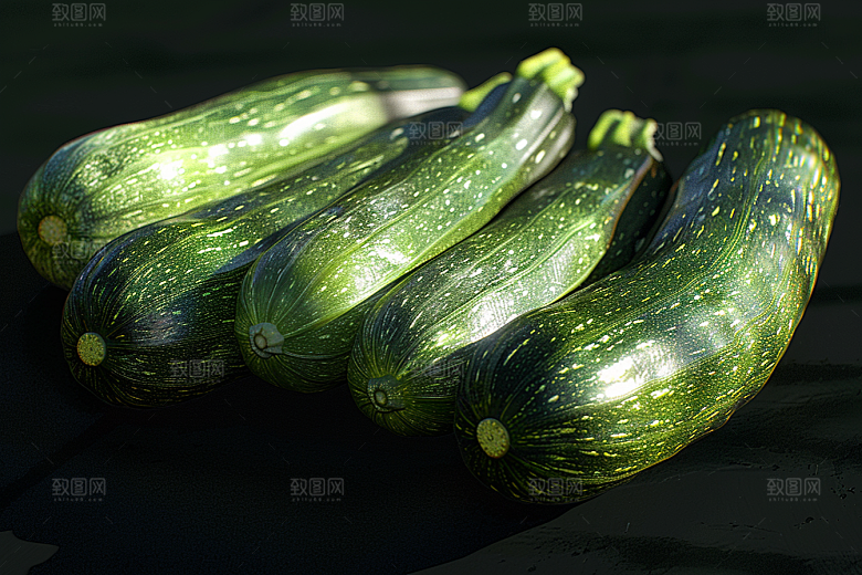 西葫芦美食白瓜摄影图