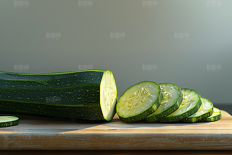 西葫芦瓜果蔬菜摄影图