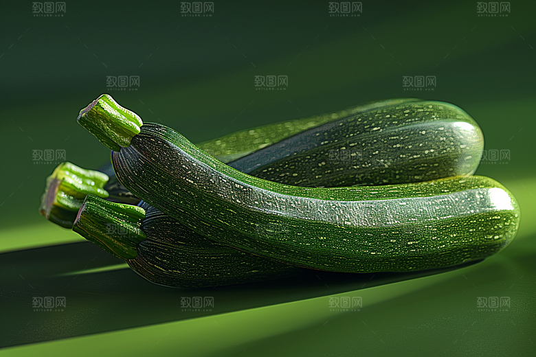 西葫芦菜瓜蔬菜摄影图