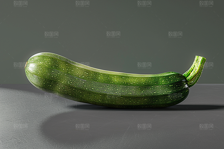 西葫芦绿色食材摄影图