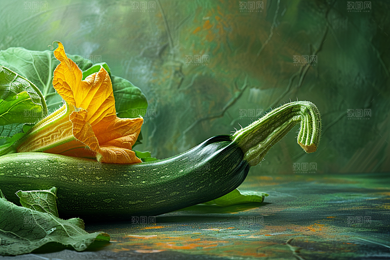 西葫芦蔬菜美食摄影图