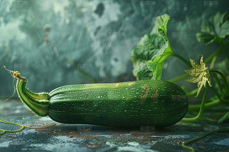 西葫芦菜瓜瓜果摄影图