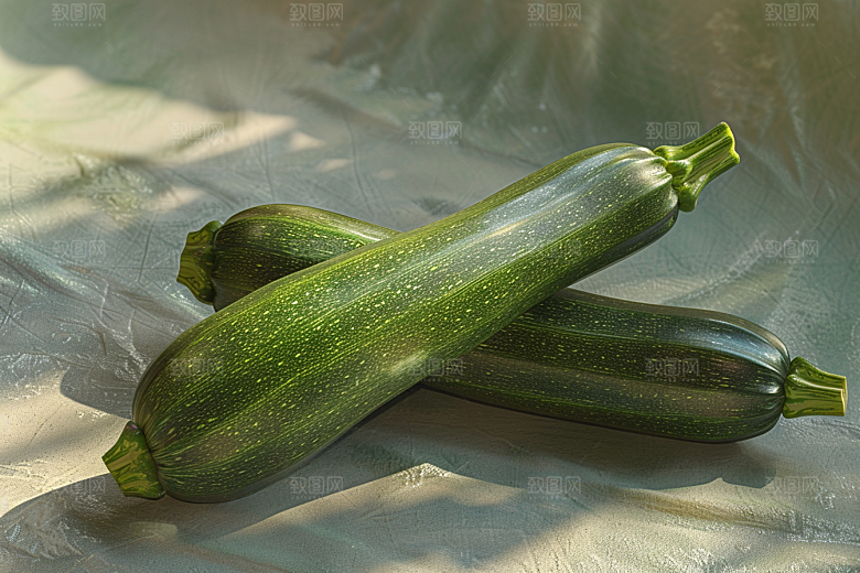 西葫芦清新美食摄影图