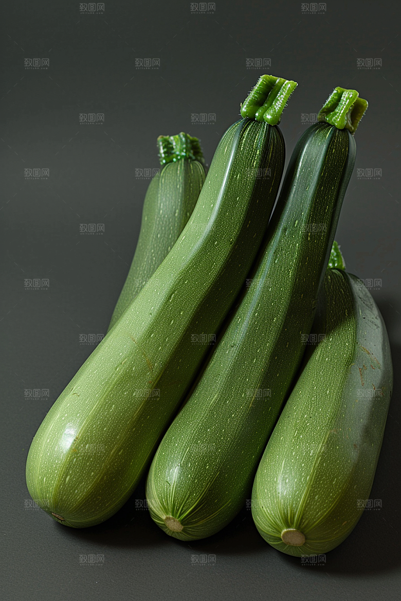 西葫芦清新美食摄影图