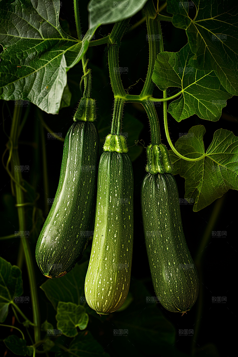 西葫芦白瓜蔬菜摄影图