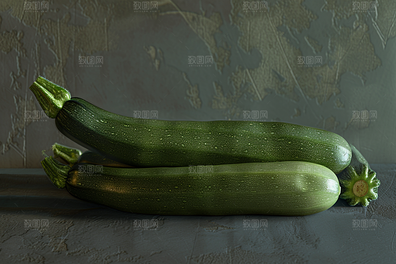 西葫芦瓜果蔬菜摄影图