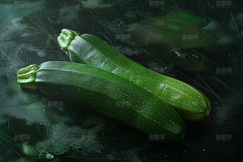 西葫芦菜瓜美食摄影图