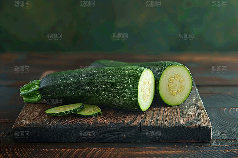 西葫芦瓜果高清摄影图